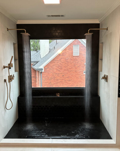 Black Hex Shower