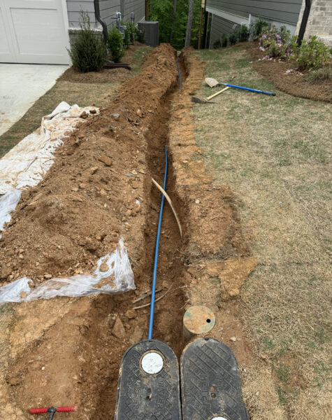 Water Line for Meter